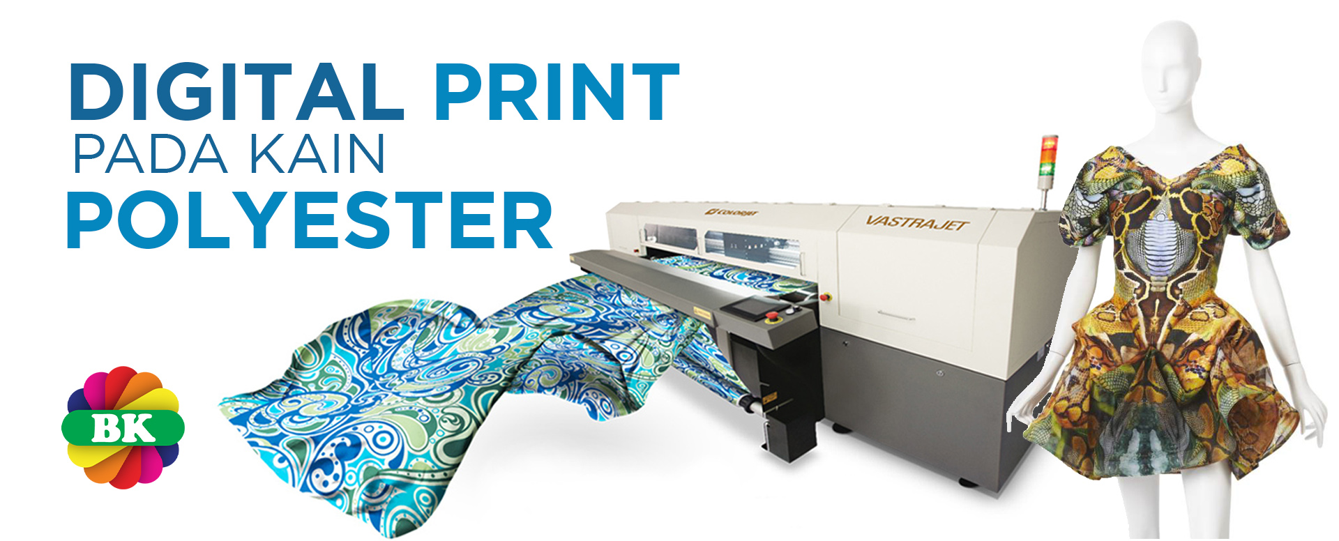 Digital Print Pada Kain Polyester